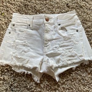 American Eagle High Rise Shortie Jeans